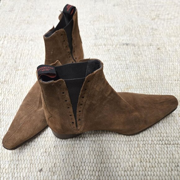 KILLER JEFFREY WEST (MUSE) BROWN SUEDE BOOTS. 10.5 SIZE. GREAT CONDITION. - Picture 4 of 8
